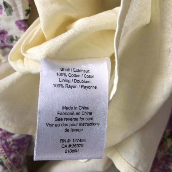 Heartloom Glow Stasi Floral Midi Sundress Ruffle Cottagcore Size Medium … - Picture 10 of 11